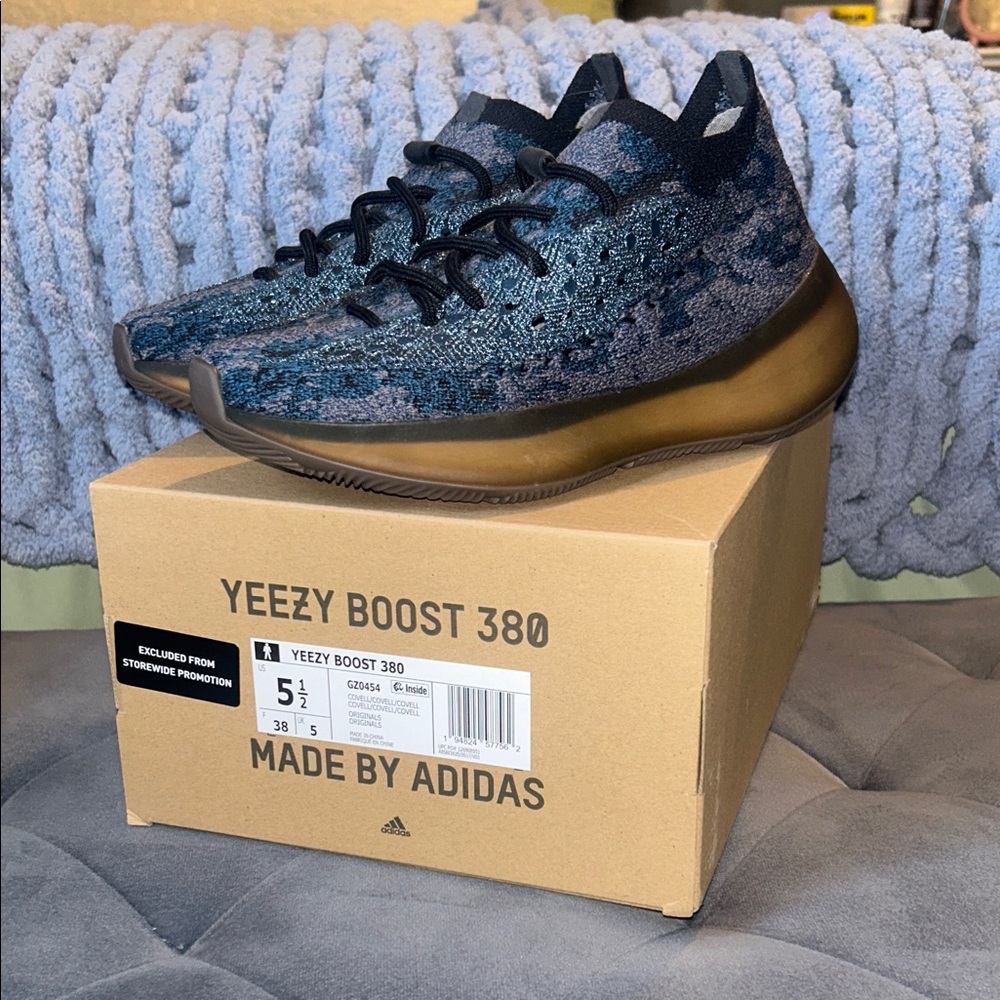 Adidas Yeezy Boost 380 in Blue and Black